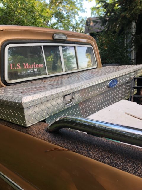 1971 Gold Ford F-150