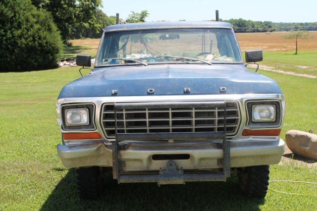 1979 Blue Ford F-150 Standard Cab Pickup