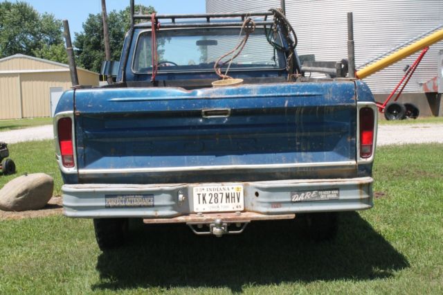 1979 Blue Ford F-150 Standard Cab Pickup
