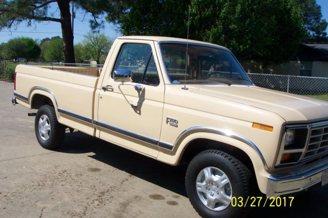 1984 Tan Ford F-150 Standard Cab Pickup