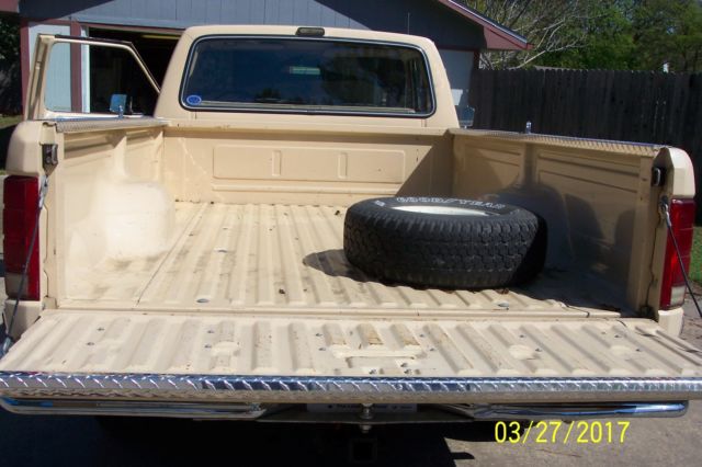 1984 Tan Ford F-150 Standard Cab Pickup