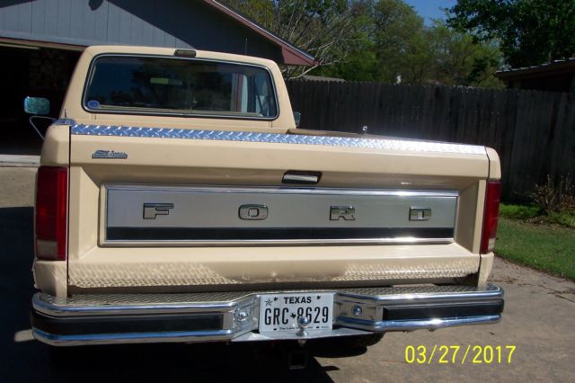 1984 Tan Ford F-150 Standard Cab Pickup