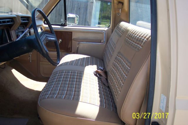 1984 Tan Ford F-150 Standard Cab Pickup