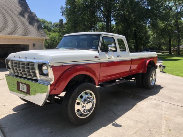 1978 Red & White Ford Other Pickups Custom Cab