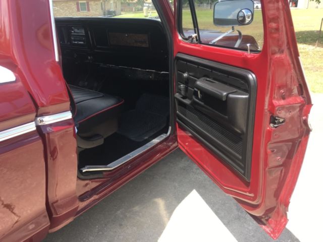 1978 Red Ford F-150 Pickup truck