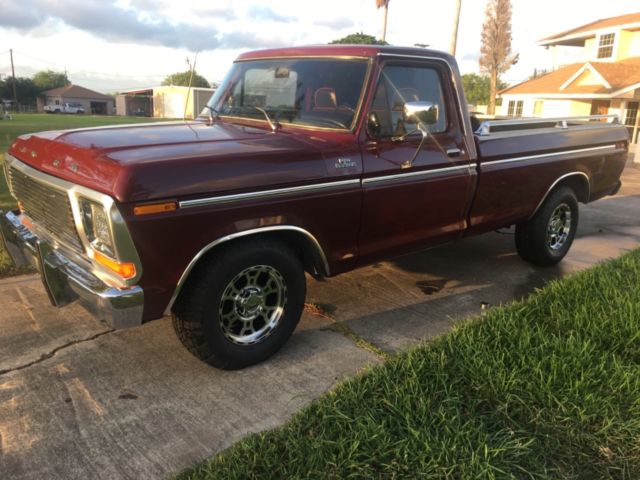1978 Red Ford F-150 Pickup truck