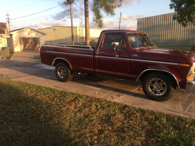 1978 Red Ford F-150 Pickup truck