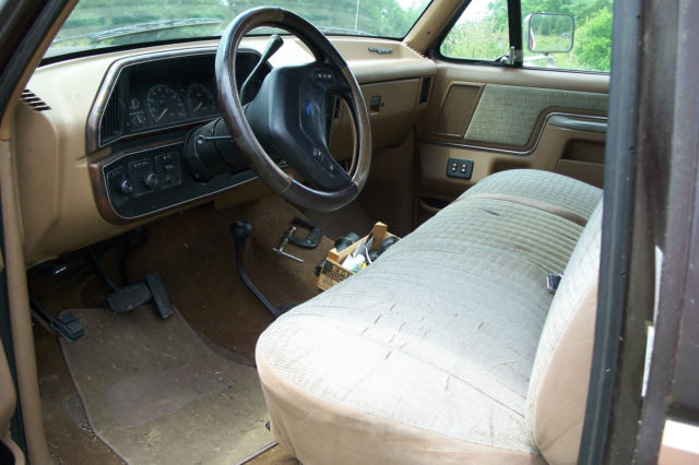 1990 Brown Ford F-250 Extended Crew Cab Pickup