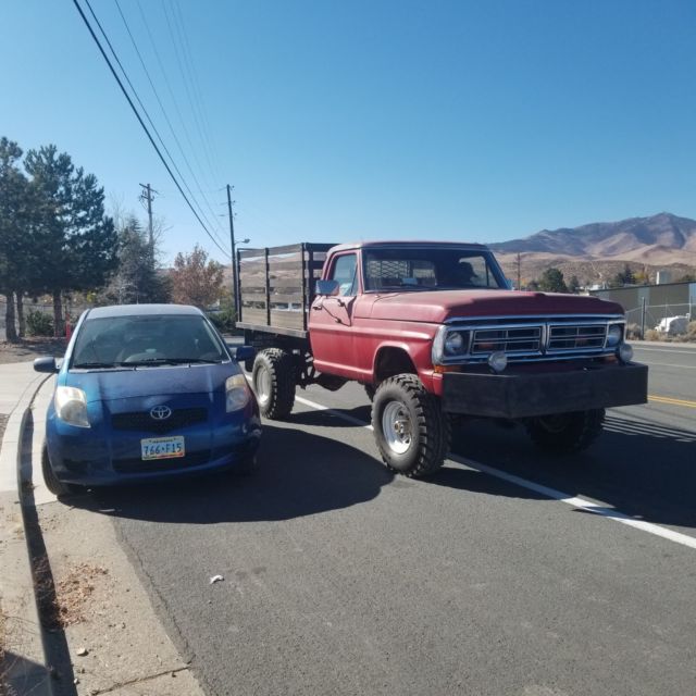 1972 Red Ford F-250 Cab & Chassis