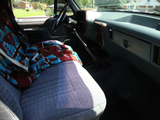 1989 Blue Ford F-250