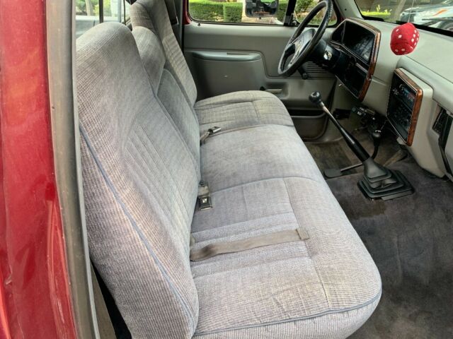 1988 Burgundy Ford F-250 Standard Cab Pickup