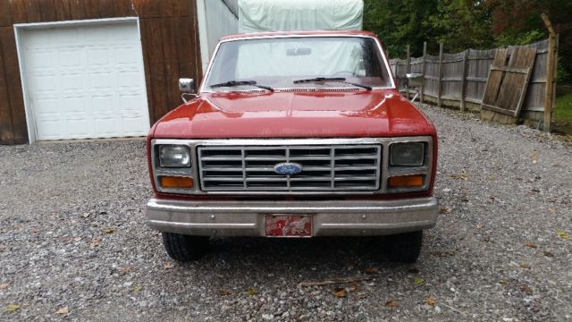 1985 Red Ford Other Pickups