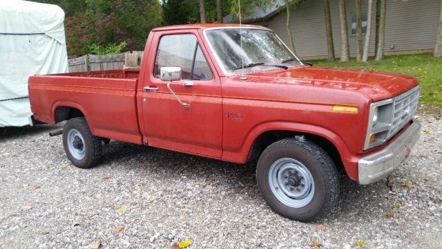 1985 Red Ford Other Pickups