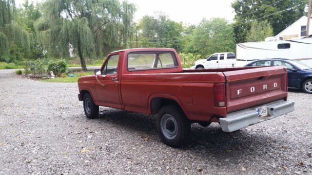 1985 Red Ford Other Pickups