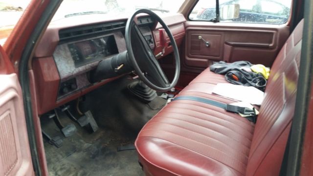 1985 Red Ford Other Pickups