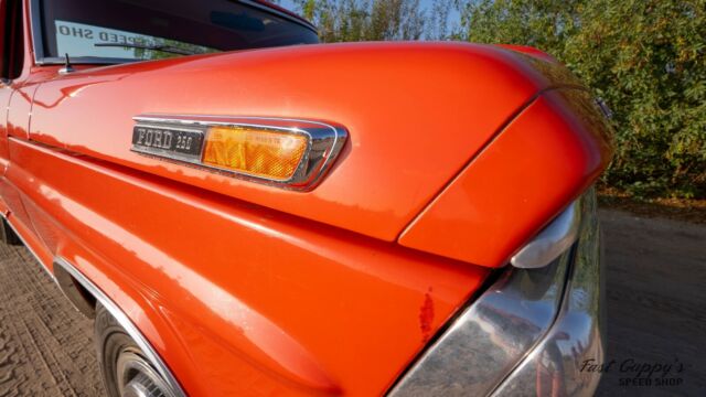 1972 Orange Ford F-250 Crew Cab Pickup