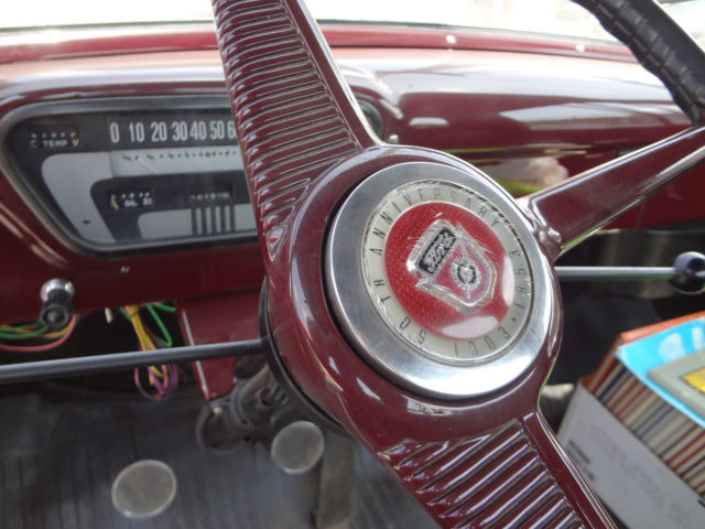 1951 Burgundy Ford F-250 pickup