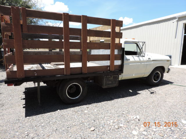 1978 White Ford F-350 Flat Bed