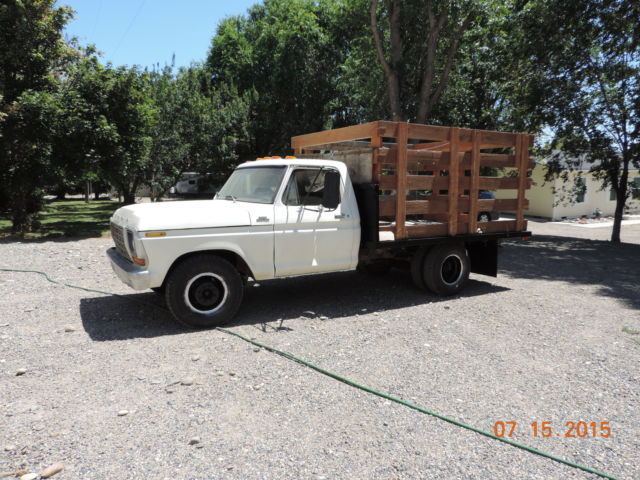 1978 White Ford F-350 Flat Bed