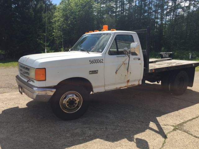 1989 White Ford F-350 Standard Cab Pickup