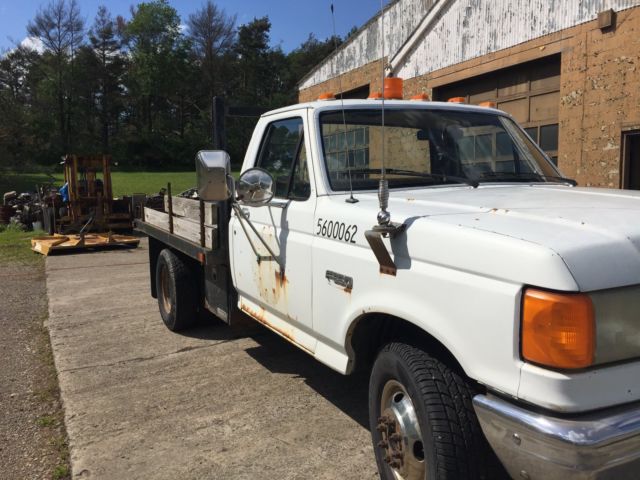 1989 White Ford F-350 Standard Cab Pickup