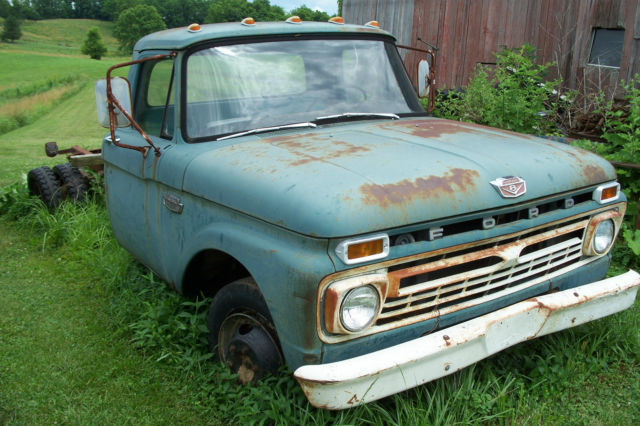 1966 Green Ford F-350 Cab & Chassis