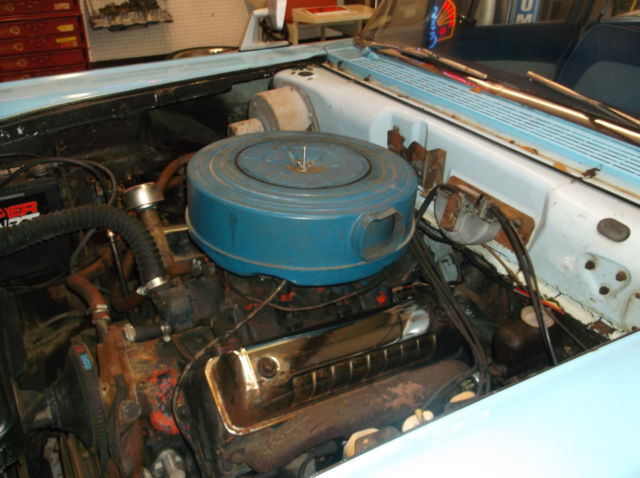 1957 Blue Ford Fairlane Sedan