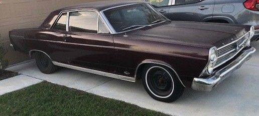 1966 Burgundy Ford Fairlane Coupe