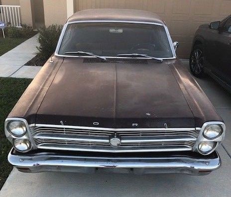1966 Burgundy Ford Fairlane Coupe