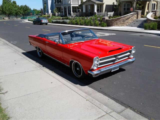 1966 Red Ford Fairlane Convertible