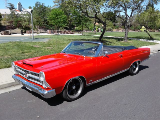 1966 Red Ford Fairlane Convertible