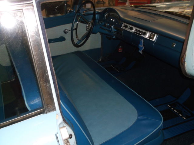 1957 Blue Ford Fairlane Sedan
