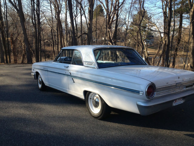 1959 white Ford Fairlane Sedan