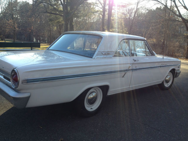 1959 white Ford Fairlane Sedan