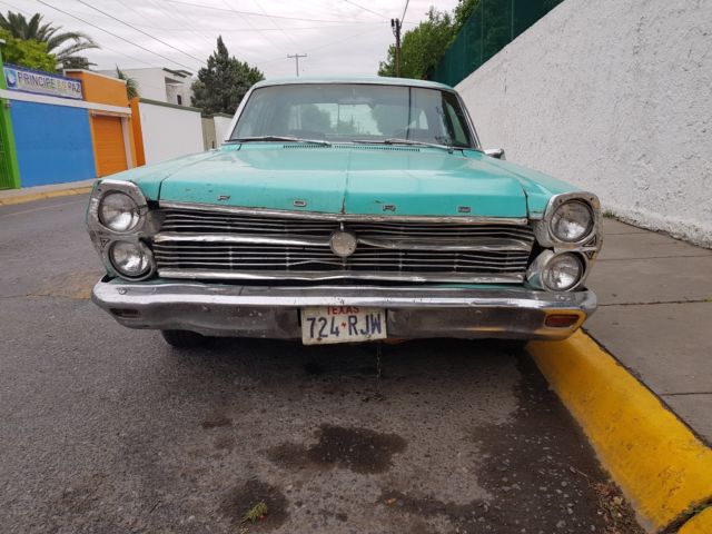 1966 Teal Ford Fairlane Sedan
