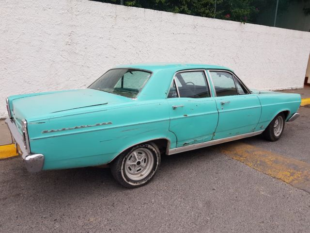1966 Teal Ford Fairlane Sedan