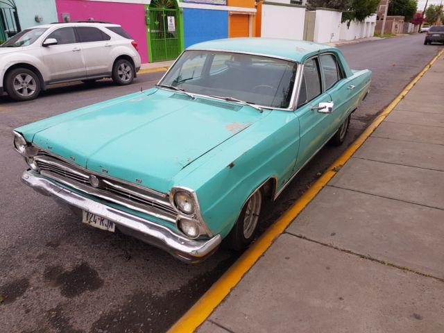 1966 Teal Ford Fairlane Sedan