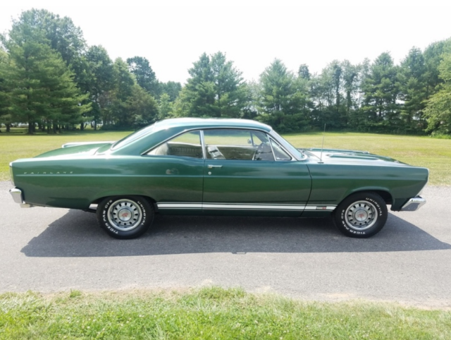 1967 Green Ford Fairlane Coupe