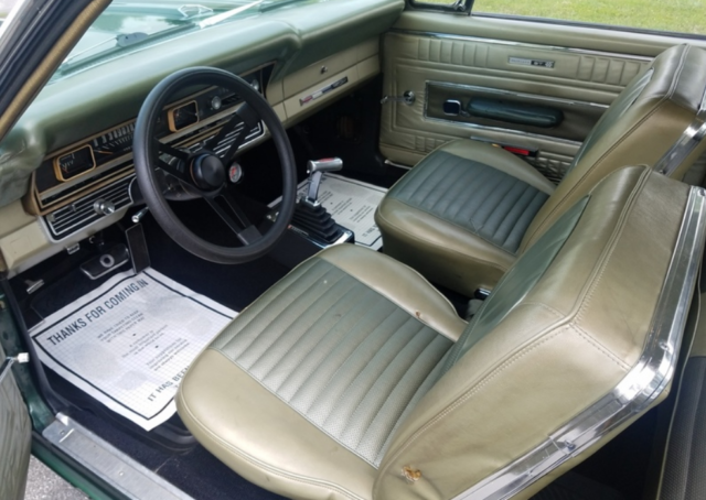 1967 Green Ford Fairlane Coupe