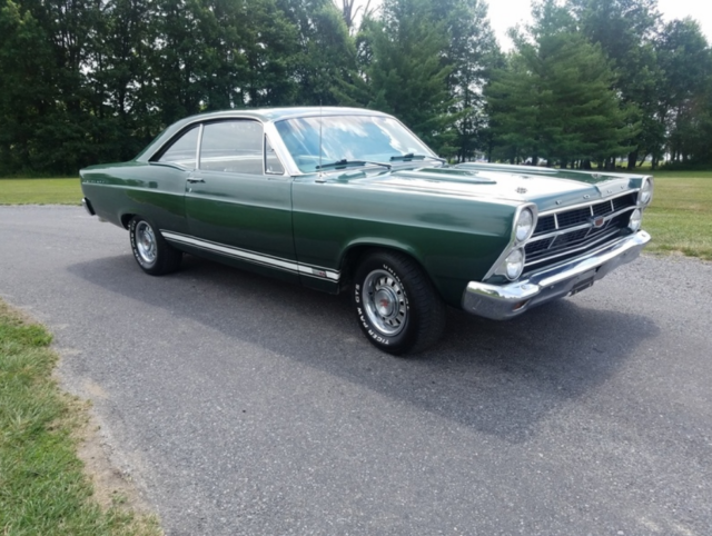 1967 Green Ford Fairlane Coupe