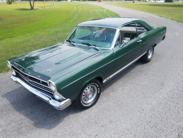 1967 Green Ford Fairlane Coupe