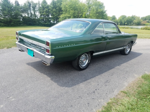 1967 Green Ford Fairlane Coupe