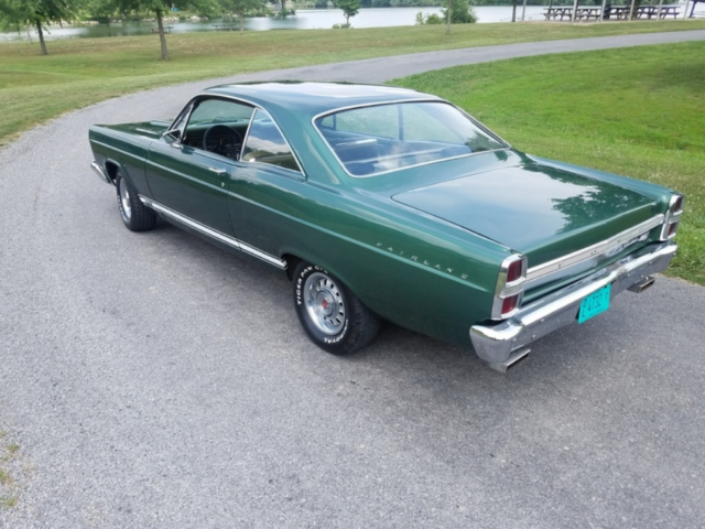 1967 Green Ford Fairlane Coupe