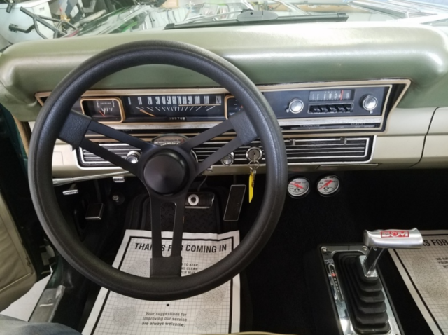 1967 Green Ford Fairlane Coupe