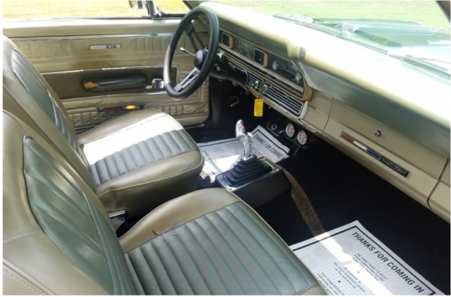 1967 Green Ford Fairlane Coupe