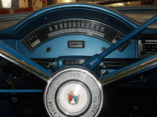 1957 Blue Ford Fairlane Sedan
