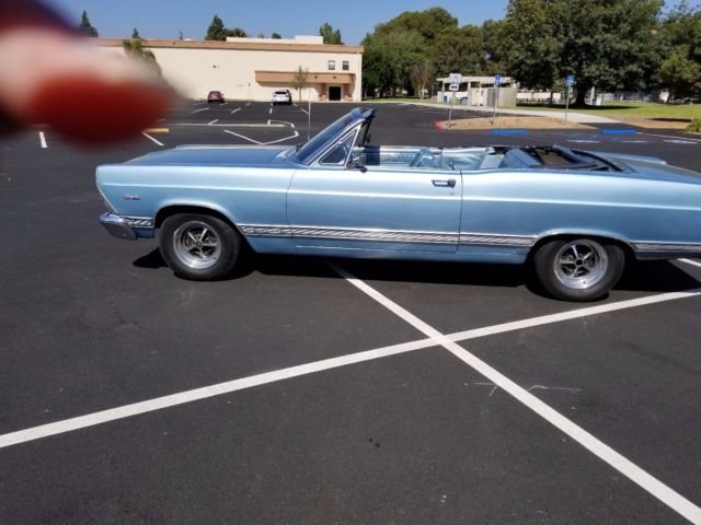 1967 Blue Ford Fairlane Convertible