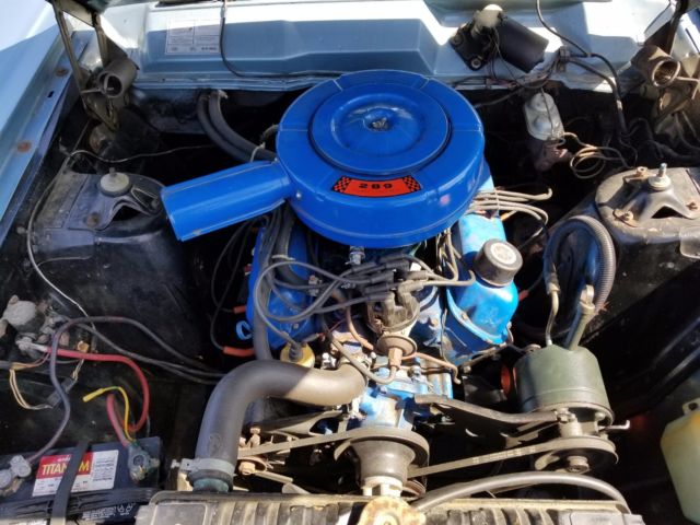 1967 Blue Ford Fairlane Convertible