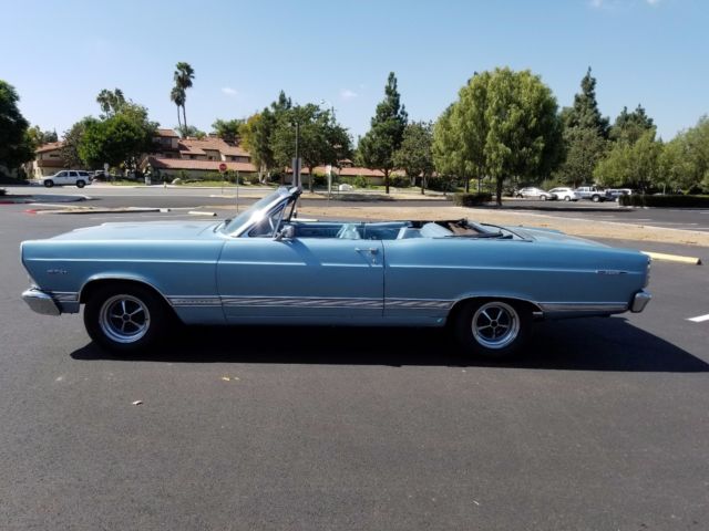 1967 Blue Ford Fairlane Convertible