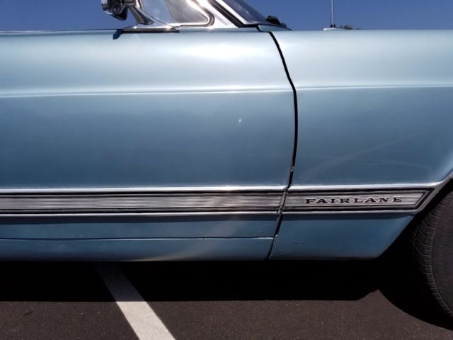 1967 Blue Ford Fairlane Convertible